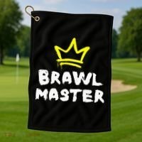 Brawl Master Gamer Gaming Brawler Brawl Golf Towel thumb 1
