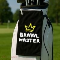 Brawl Master Gamer Gaming Brawler Brawl Golf Towel thumb 2