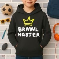 Brawl Master Gamer Gaming Brawler Brawl Kids Hoodie thumb 2