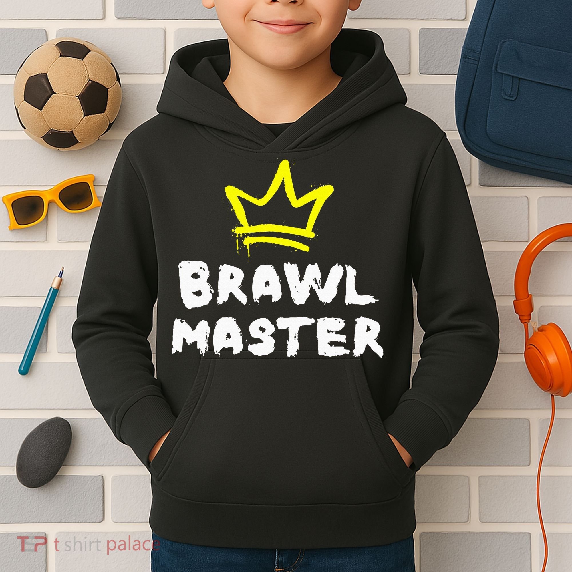 Brawl Master Gamer Gaming Brawler Brawl Kids Hoodie