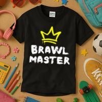 Brawl Master Gamer Gaming Brawler Brawl Kids T-Shirt thumb 3
