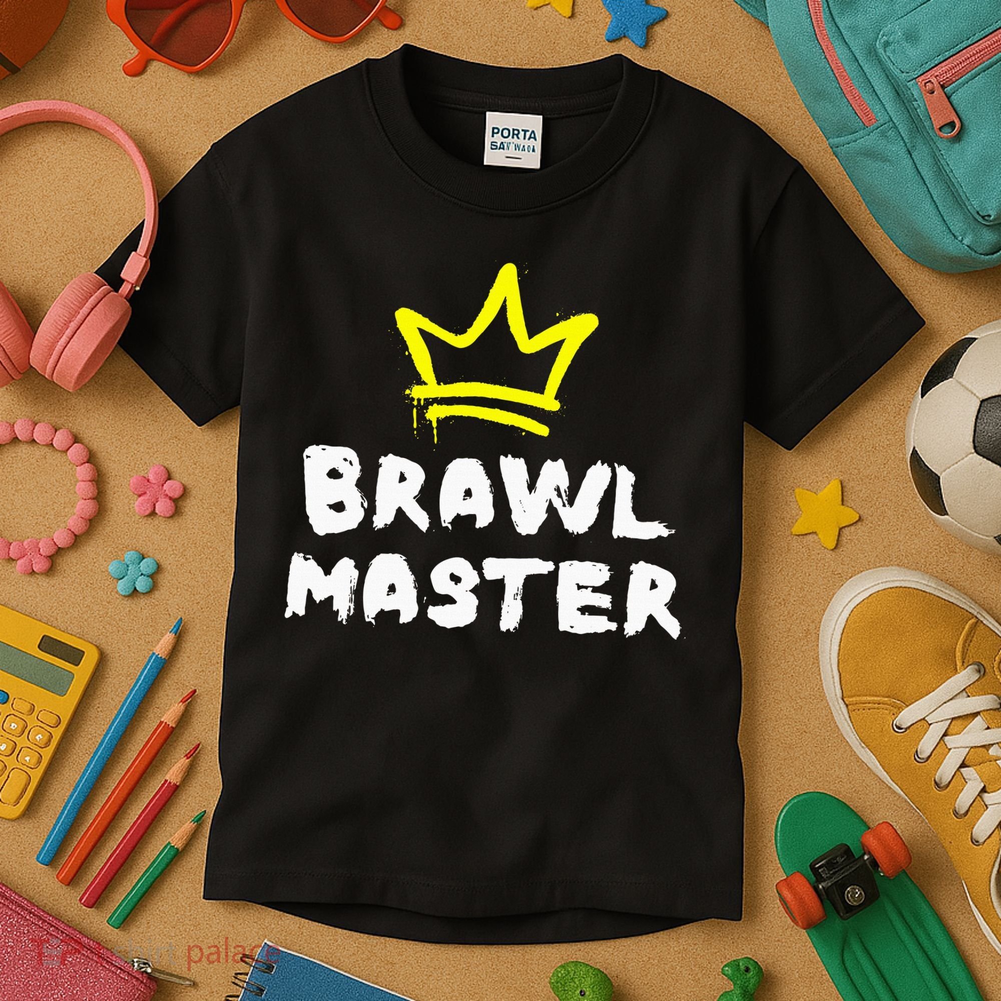 Brawl Master Gamer Gaming Brawler Brawl Kids T-Shirt