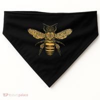 Beekeeper Meaningful Gift Honeycomb Honey Bee Compass Beekeeping Great Gift USA-Made Doggie Bandana thumb 0
