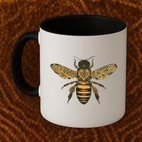 Beekeeper Meaningful Gift Honeycomb Honey Bee Compass Beekeeping Great Gift Coffee Mug thumb 2