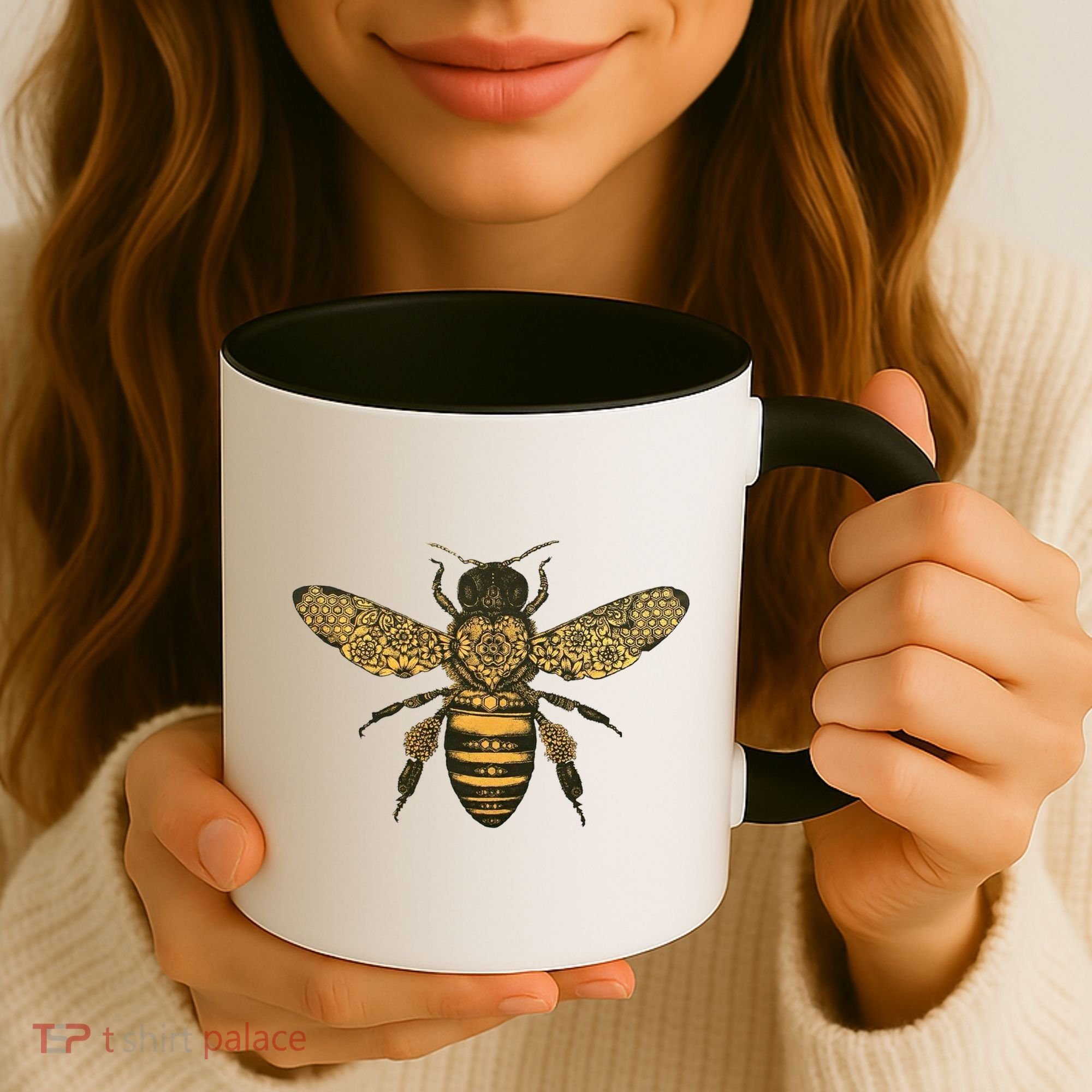 Beekeeper Meaningful Gift Honeycomb Honey Bee Compass Beekeeping Great Gift Coffee Mug