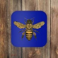 Beekeeper Meaningful Gift Honeycomb Honey Bee Compass Beekeeping Great Gift Coaster thumb 0