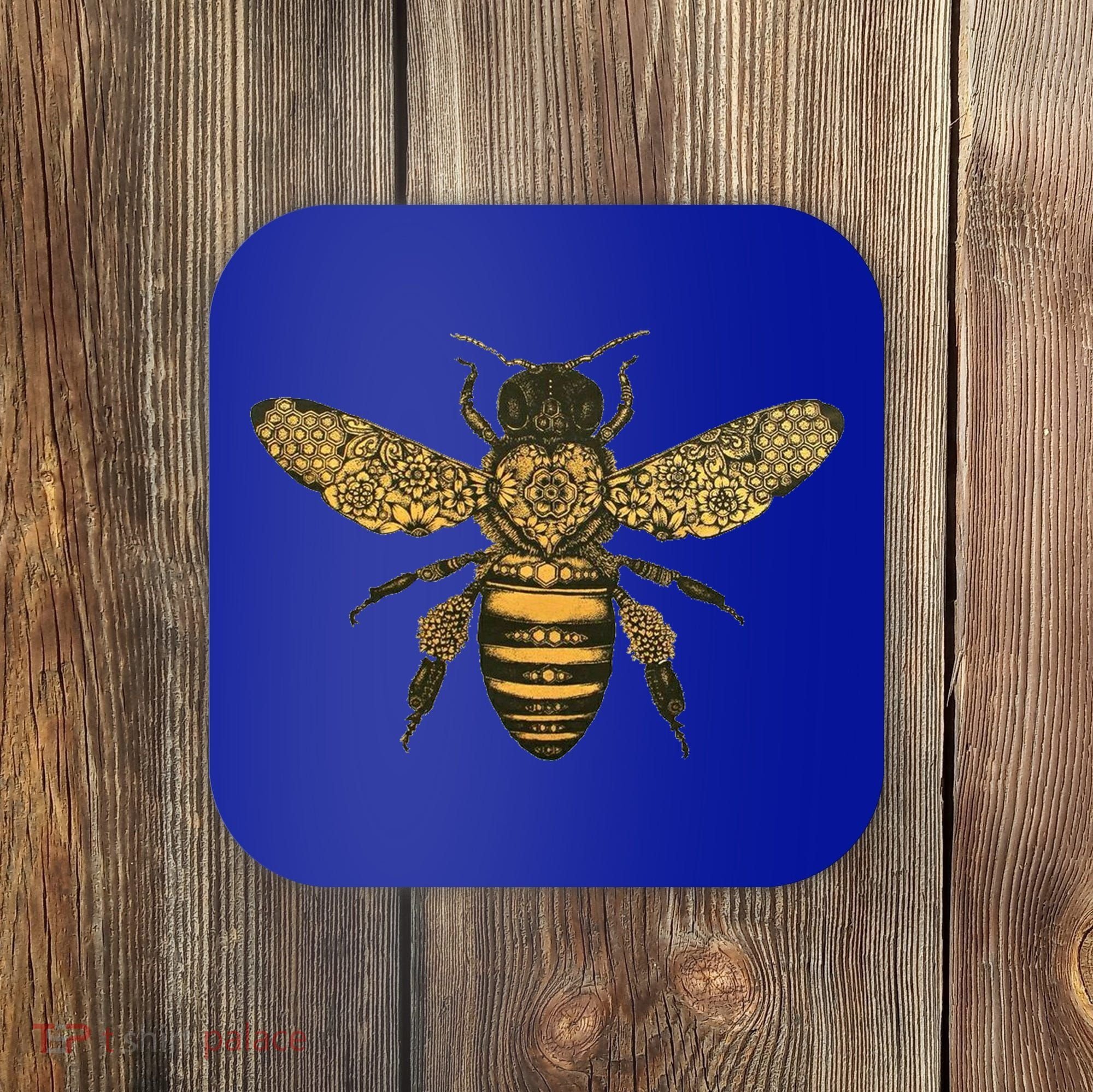 Beekeeper Meaningful Gift Honeycomb Honey Bee Compass Beekeeping Great Gift Coaster