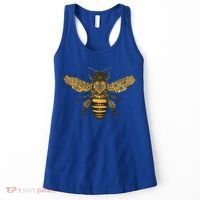 Beekeeper Meaningful Gift Honeycomb Honey Bee Compass Beekeeping Great Gift Women's Tank Top thumb 0