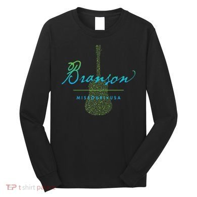 Branson Missouri Guitar Design Long Sleeve Shirt