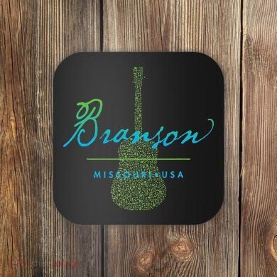 Branson Missouri Guitar Design Coaster