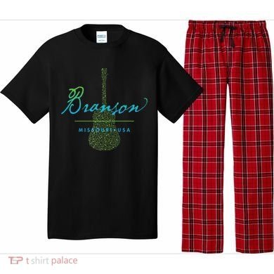 Branson Missouri Guitar Design Pajama Set
