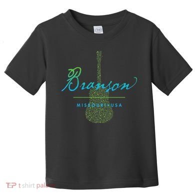 Branson Missouri Guitar Design Toddler T-Shirt