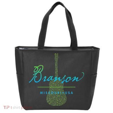 Branson Missouri Guitar Design Tote Bag
