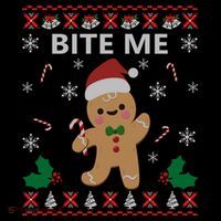 Bite Me Gingerbread Ugly Christmas Sweater Funny Gift Meaningful Gift Coffee Mug thumb 5
