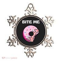 Bite Me Gift Donut Crew Gift Ornament thumb 0