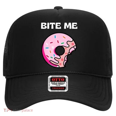 Bite Me Gift Donut Crew Gift Hat