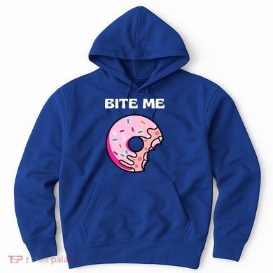 Bite Me Gift Donut Crew Gift Hoodie
