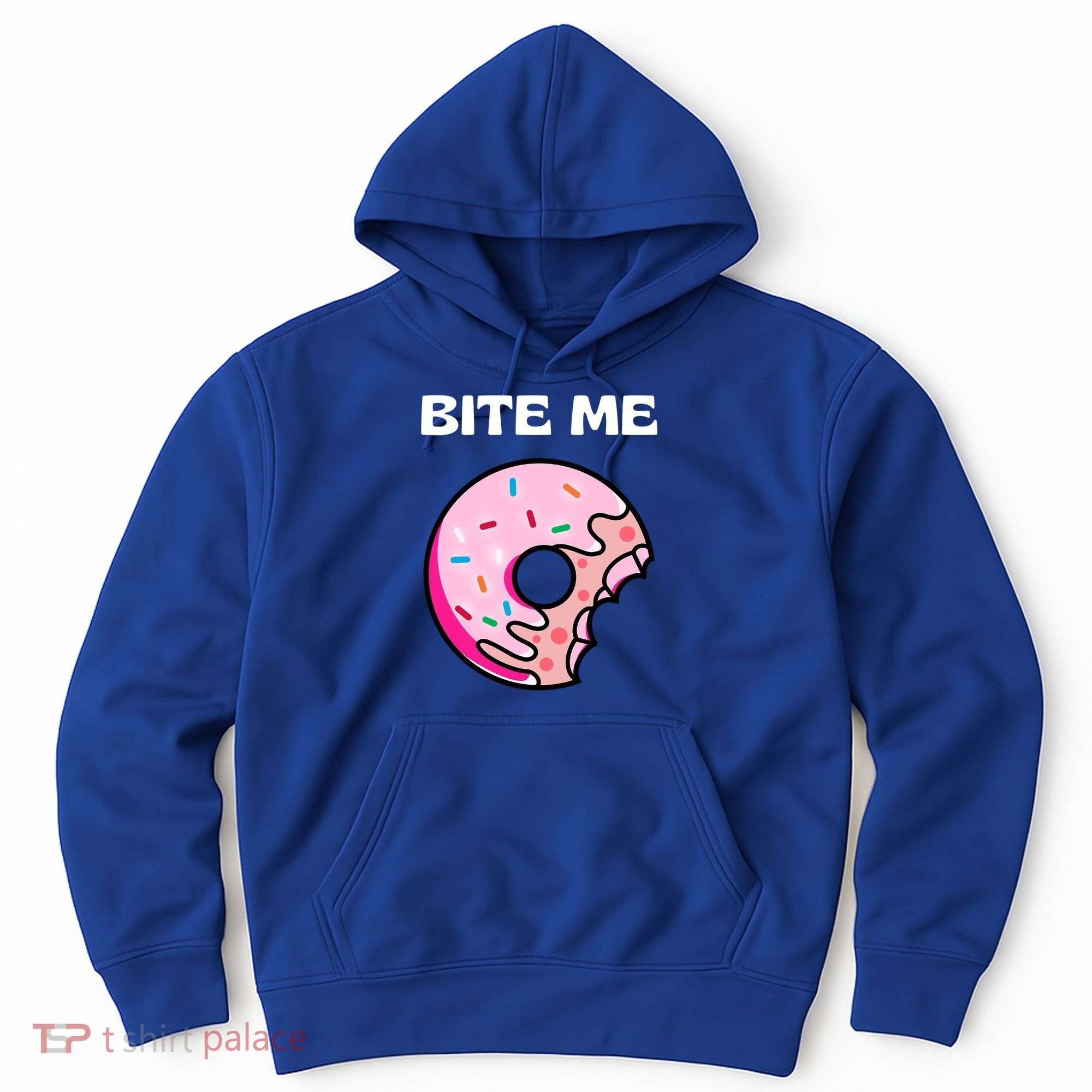 Bite Me Gift Donut Crew Gift Hoodie