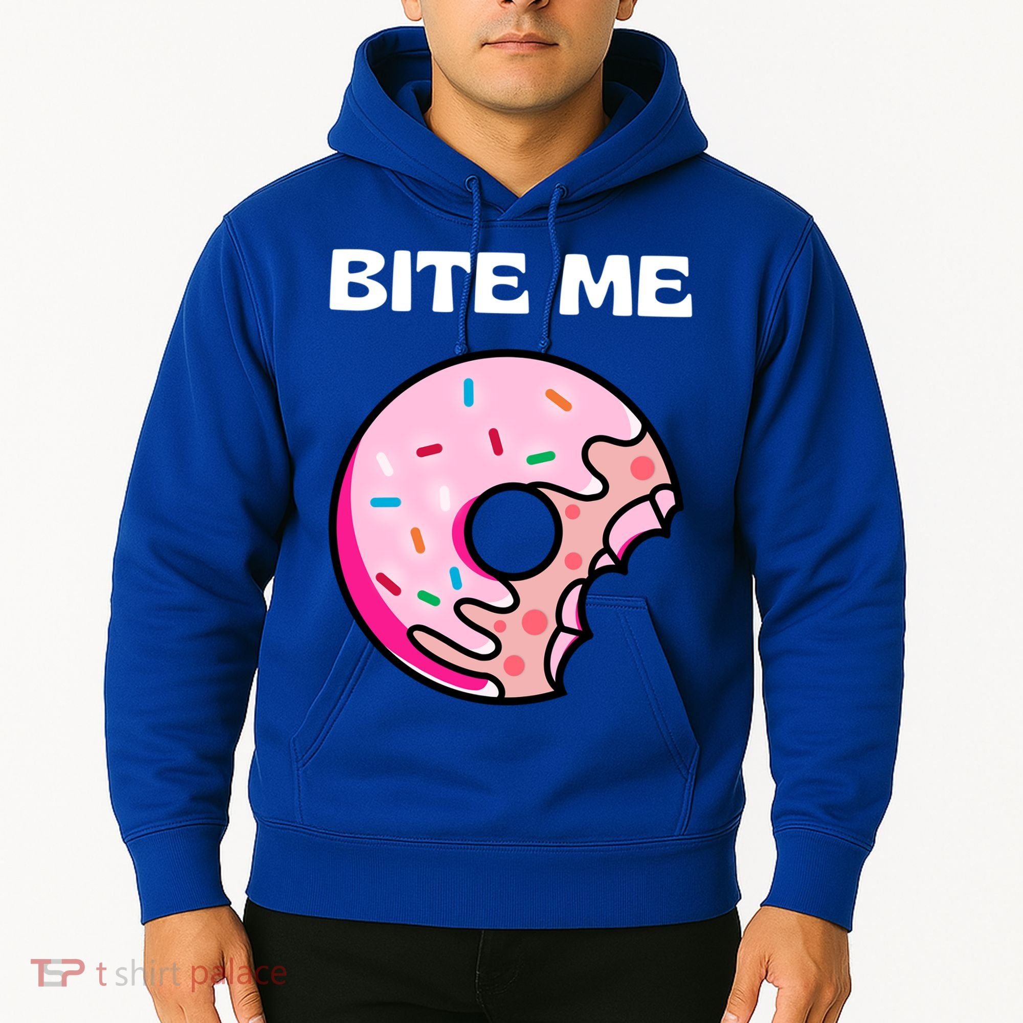 Bite Me Gift Donut Crew Gift Hoodie