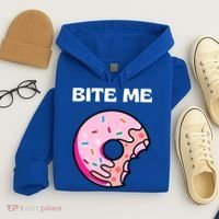 Bite Me Gift Donut Crew Gift Hoodie thumb 4