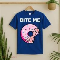 Bite Me Gift Donut Crew Gift T-Shirt thumb 2