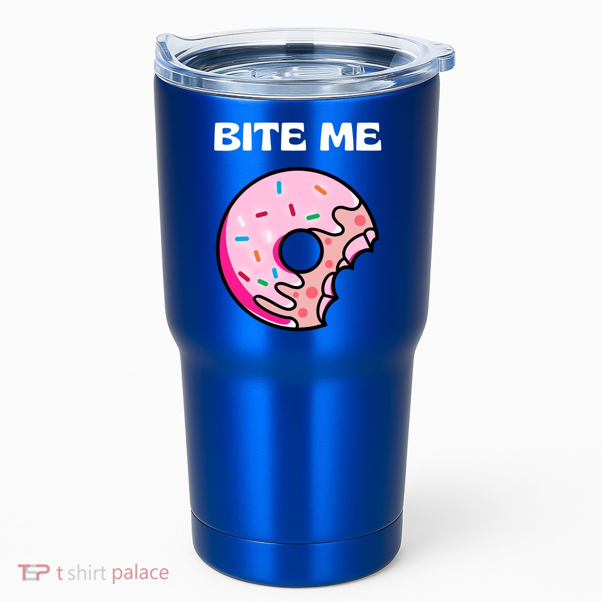 Bite Me Gift Donut Crew Gift Tumbler
