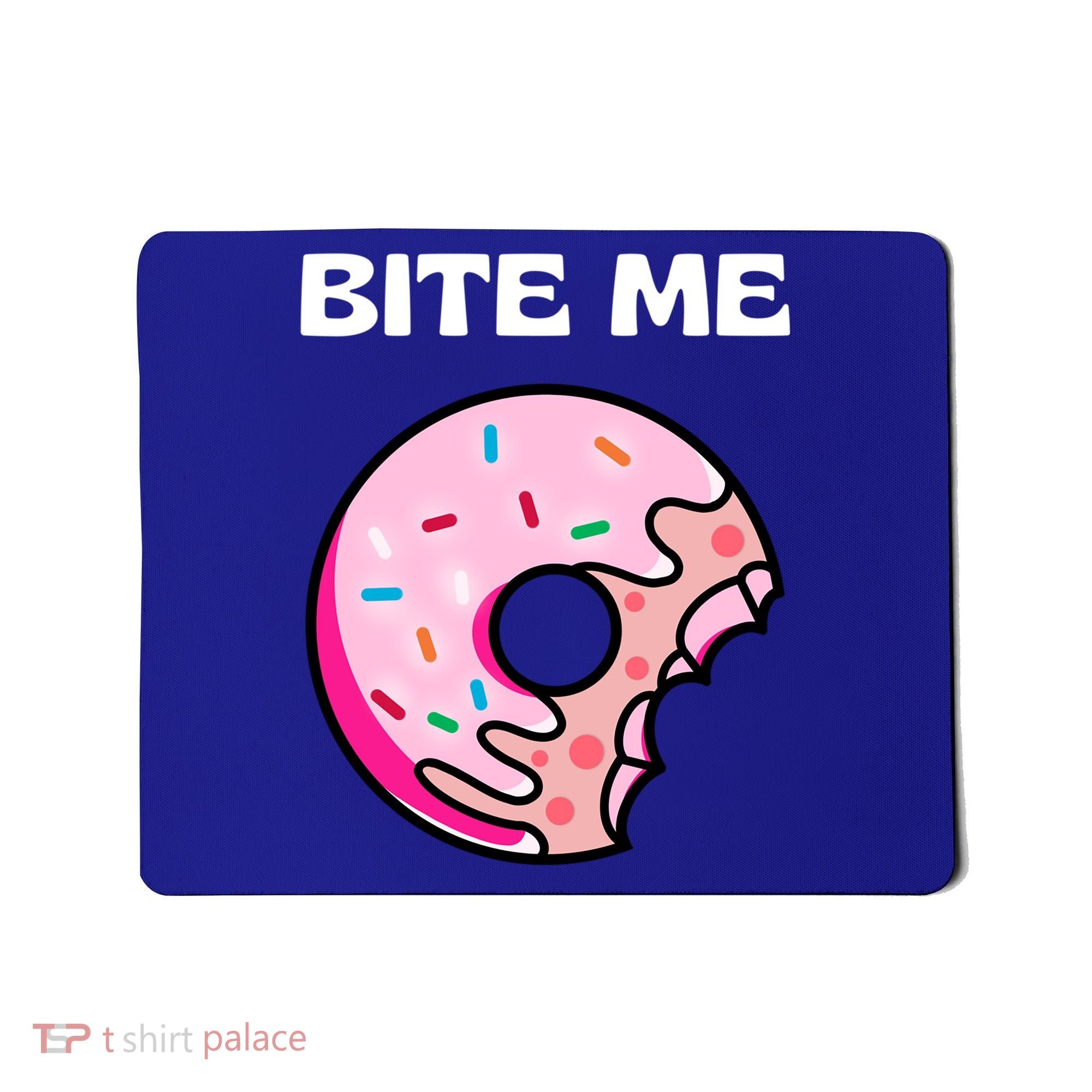Bite Me Gift Donut Crew Gift Mousepad