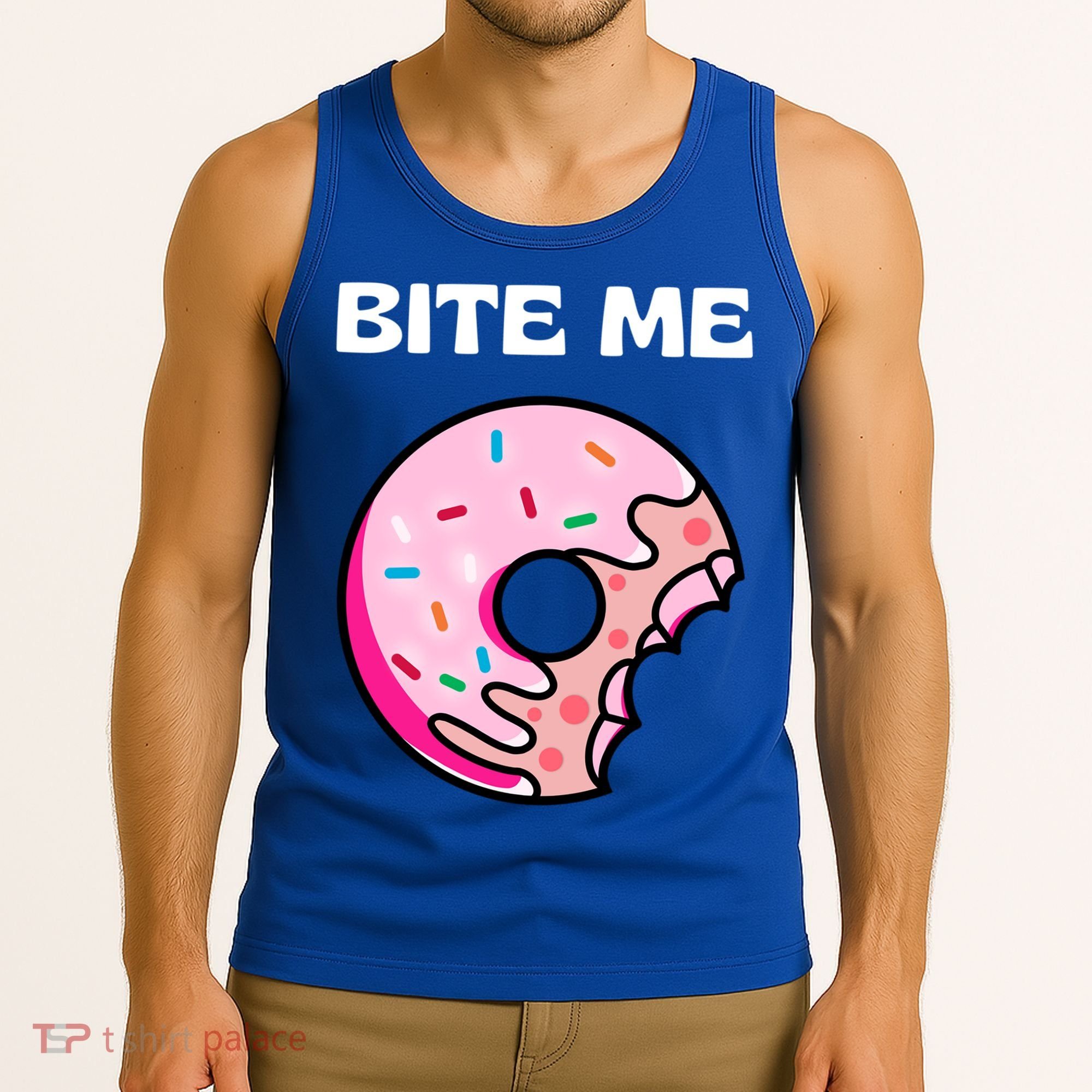 Bite Me Gift Donut Crew Gift Tank Top
