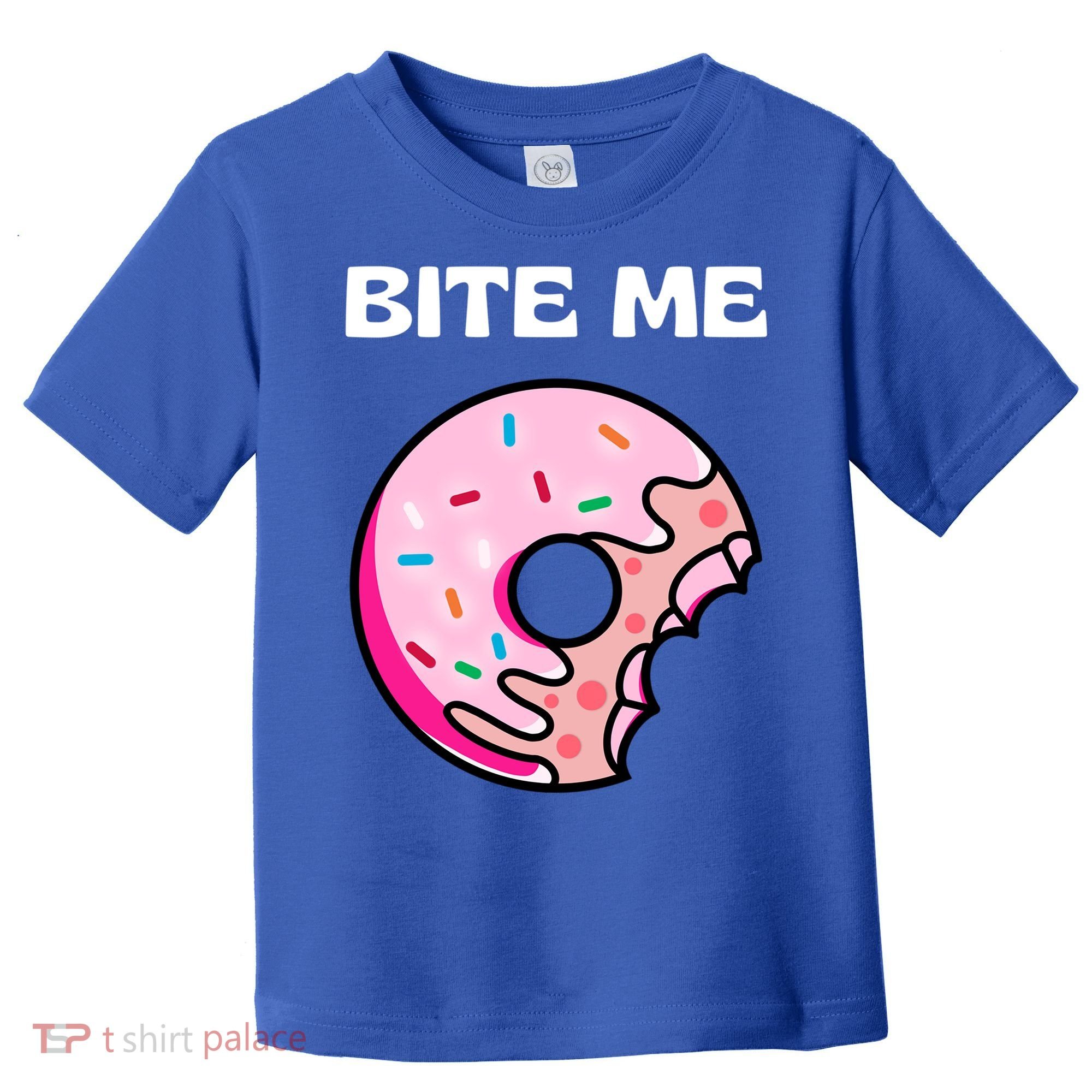 Bite Me Gift Donut Crew Gift Toddler T-Shirt