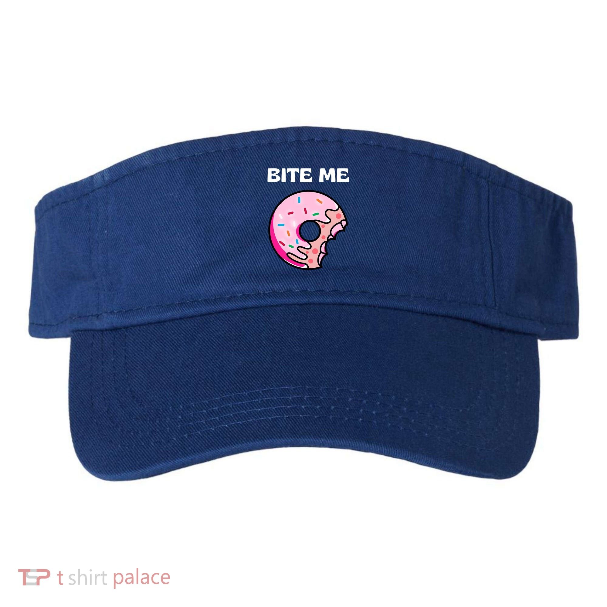 Bite Me Gift Donut Crew Gift Visor