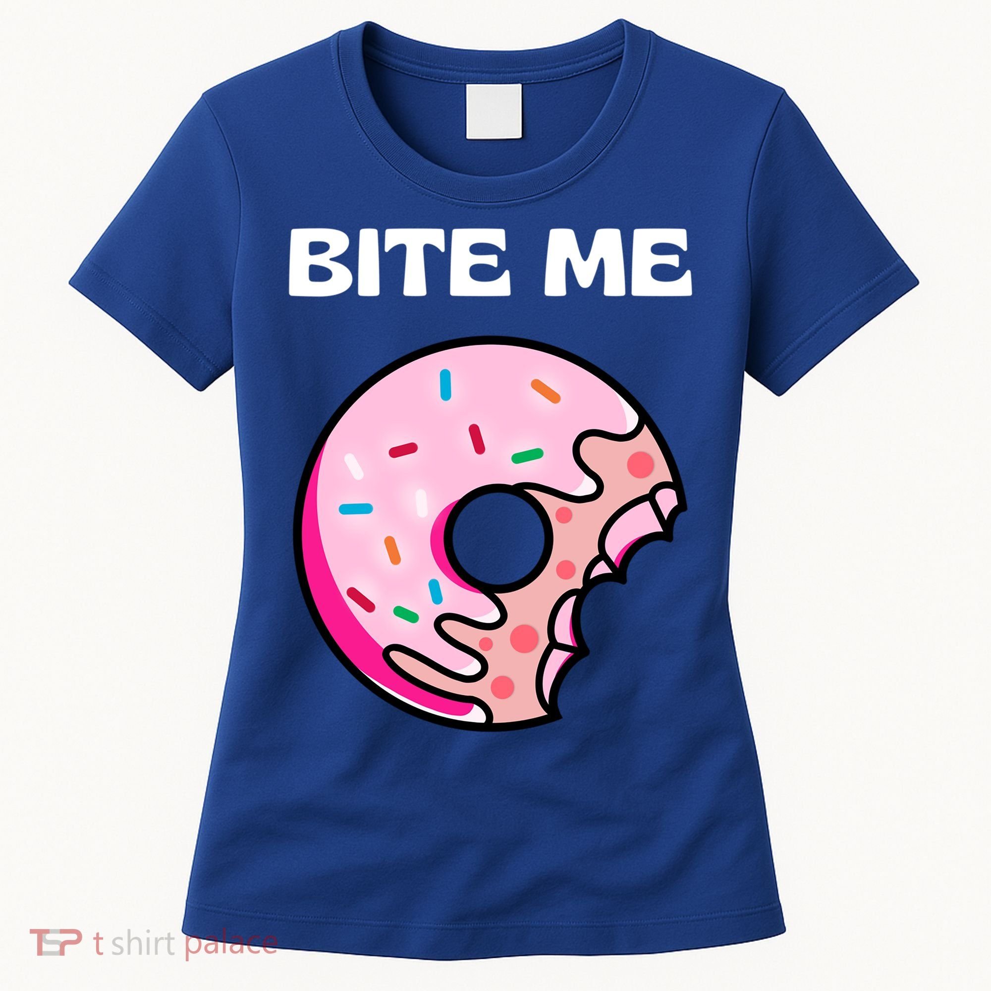 Bite Me Gift Donut Crew Gift Women's T-Shirt
