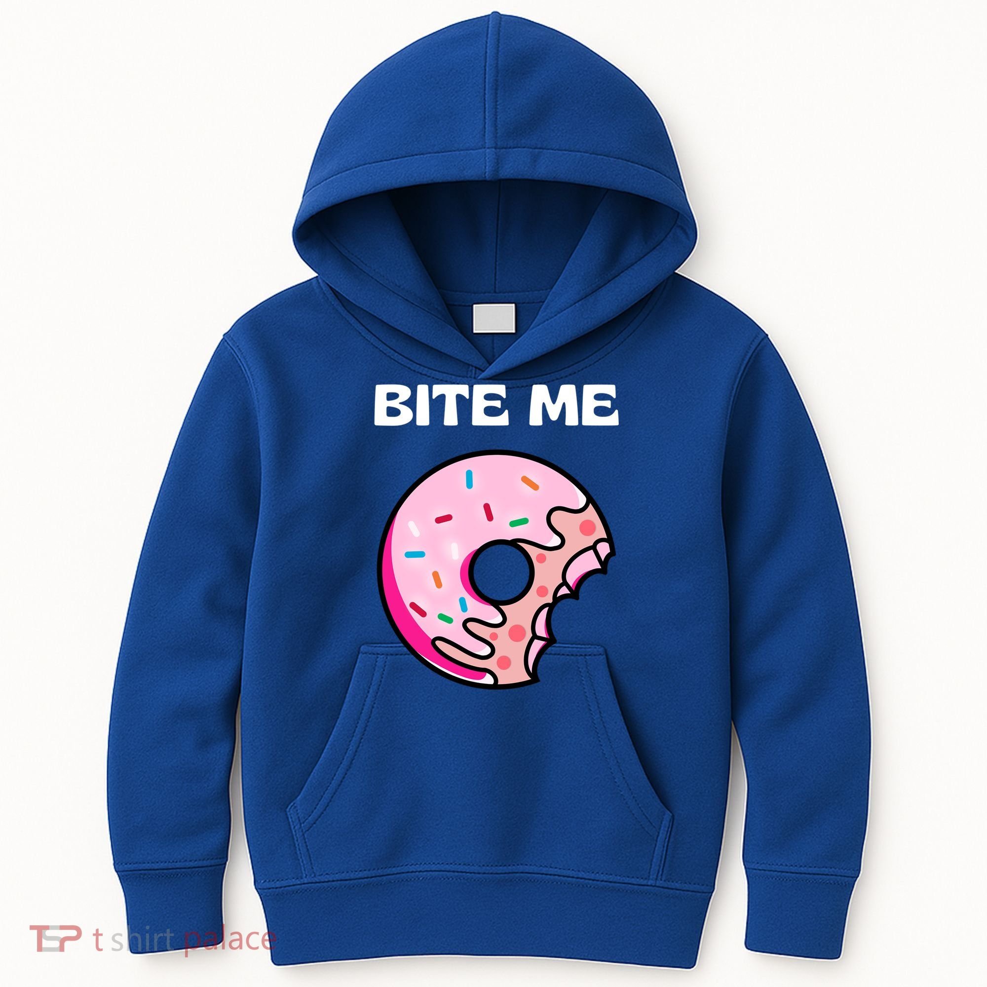Bite Me Gift Donut Crew Gift Kids Hoodie