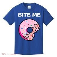 Bite Me Gift Donut Crew Gift Kids T-Shirt thumb 0