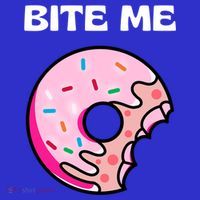 Bite Me Gift Donut Crew Gift Kids T-Shirt thumb 4