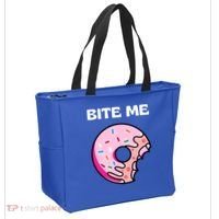 Bite Me Gift Donut Crew Gift Tote Bag thumb 2