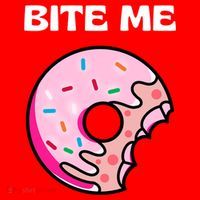Bite Me Gift Donut Crew Gift Santa Hat thumb 1