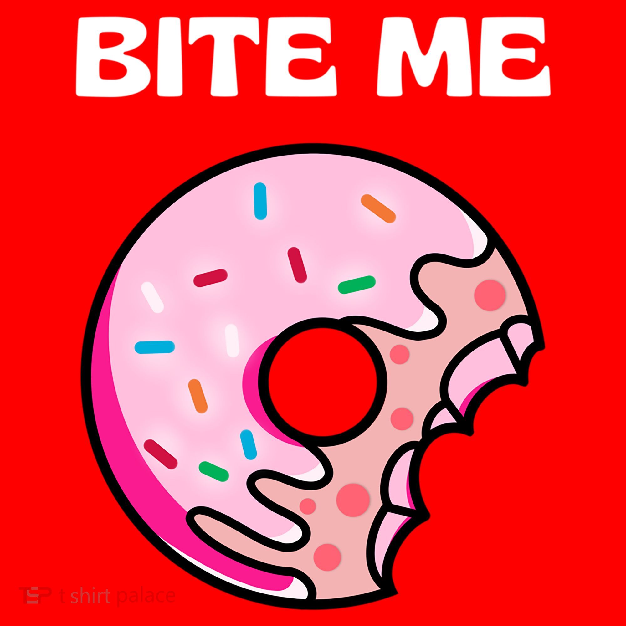 Bite Me Gift Donut Crew Gift Santa Hat