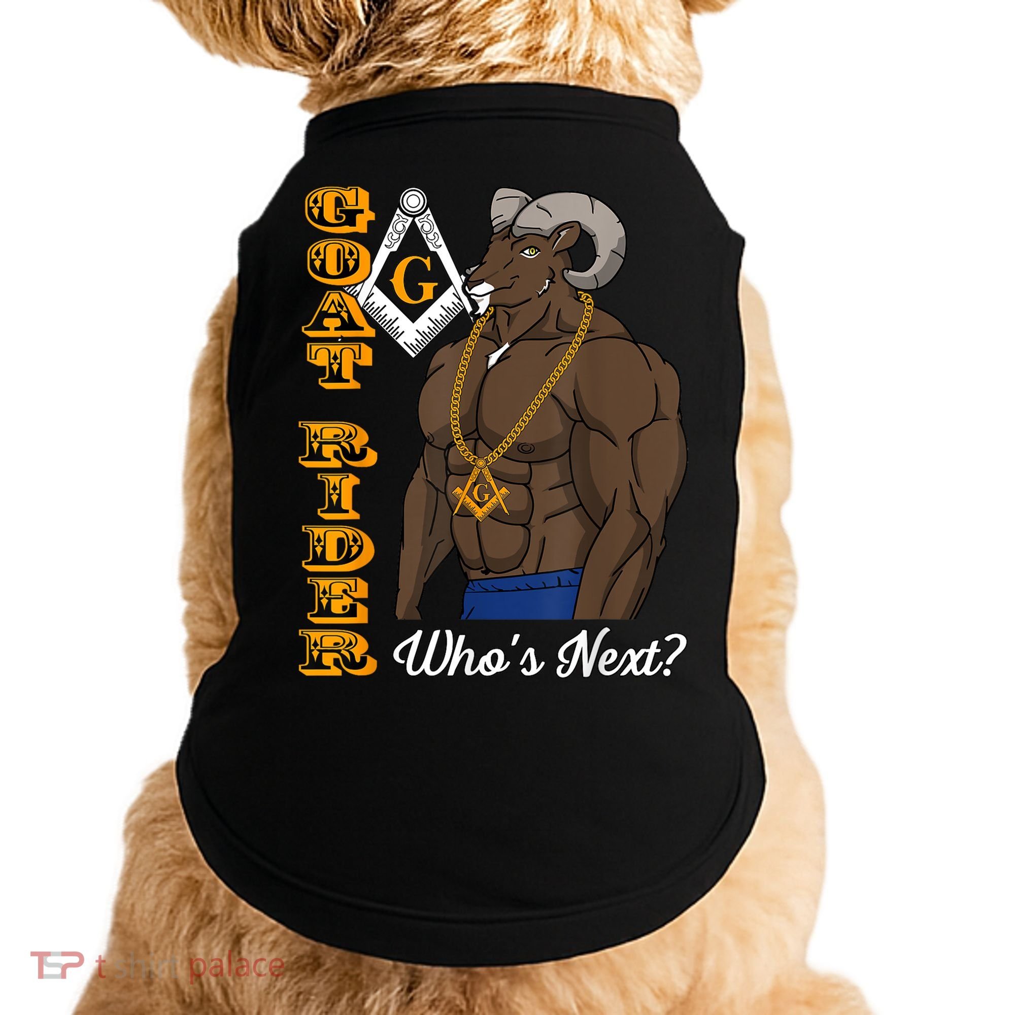 Brothers Masons Goat Rider WhoS Next Masonic FatherS Day Doggie Tank