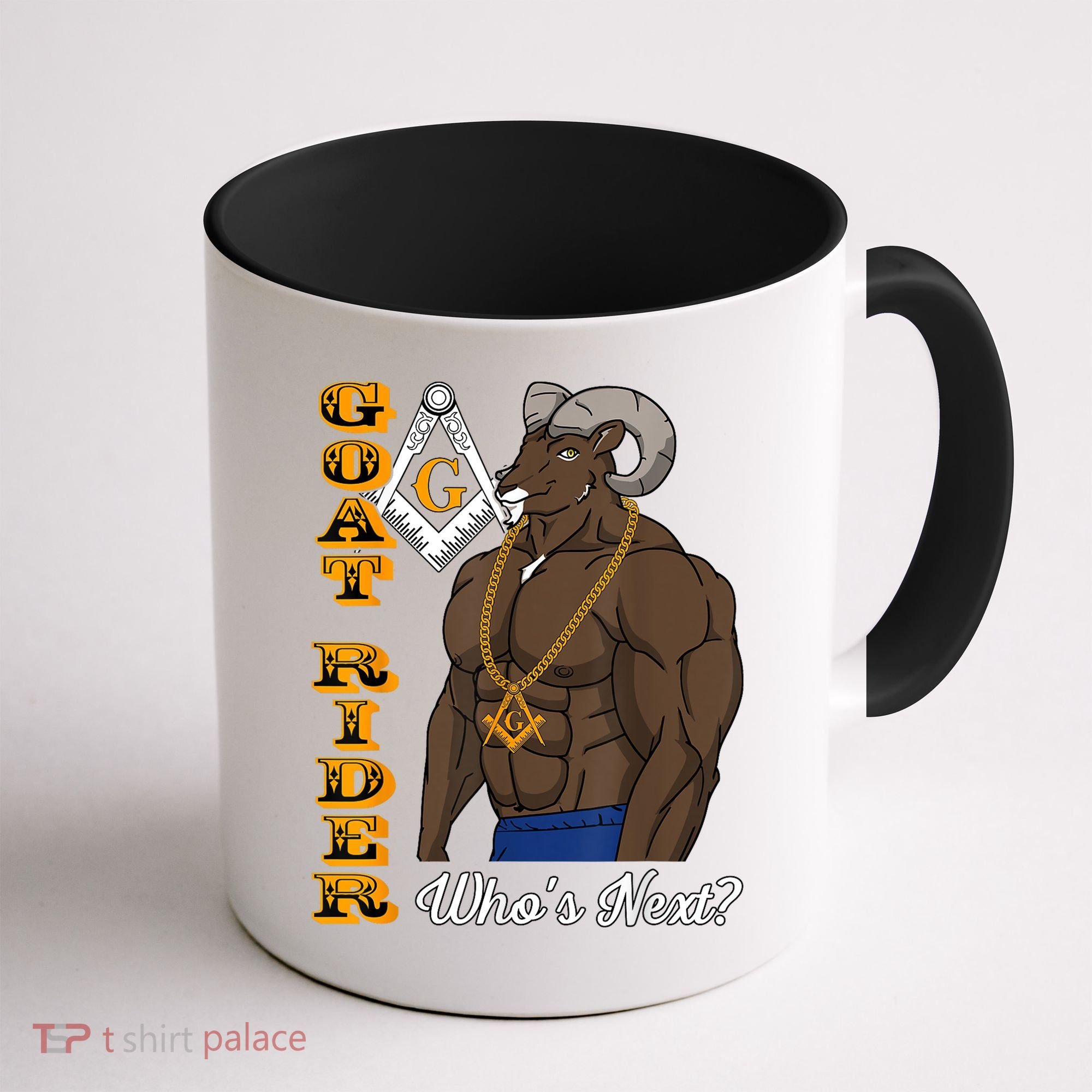 Brothers Masons Goat Rider WhoS Next Masonic FatherS Day Coffee Mug