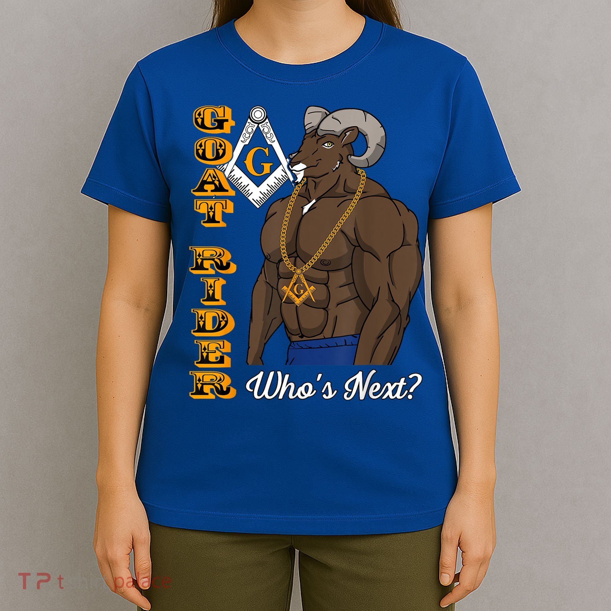 Brothers Masons Goat Rider WhoS Next Masonic FatherS Day T-Shirt