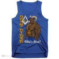 Brothers Masons Goat Rider WhoS Next Masonic FatherS Day Tank Top thumb 0