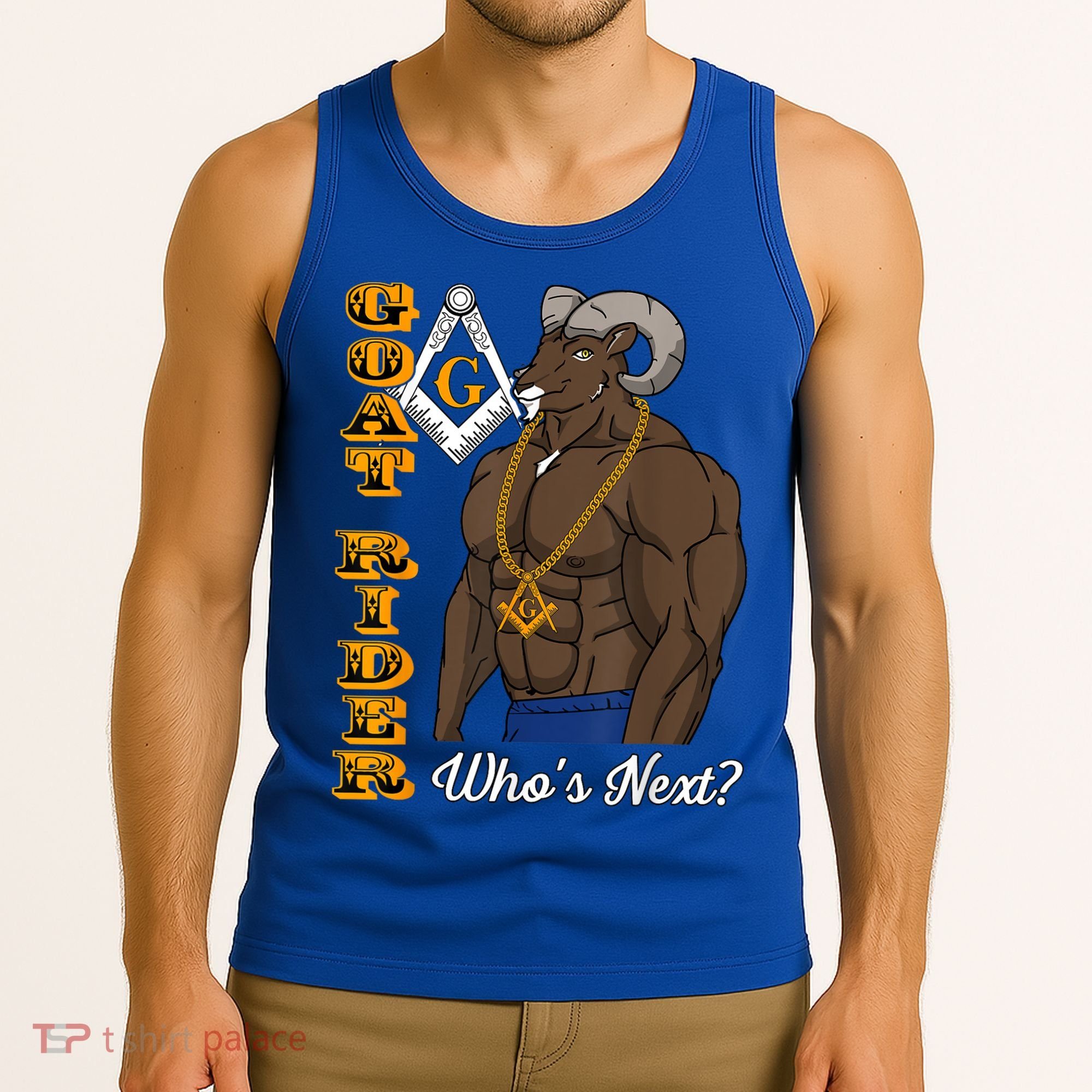 Brothers Masons Goat Rider WhoS Next Masonic FatherS Day Tank Top