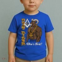 Brothers Masons Goat Rider WhoS Next Masonic FatherS Day Toddler T-Shirt thumb 2