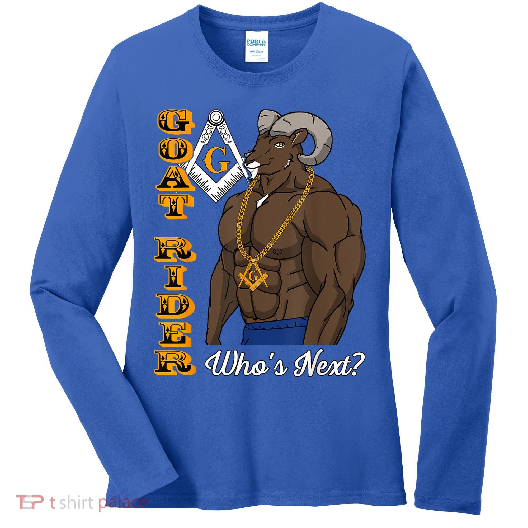 Brothers Masons Goat Rider WhoS Next Masonic FatherS Day Women's Long Sleeve Shirt