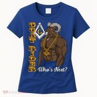Brothers Masons Goat Rider WhoS Next Masonic FatherS Day Women's T-Shirt thumb 0