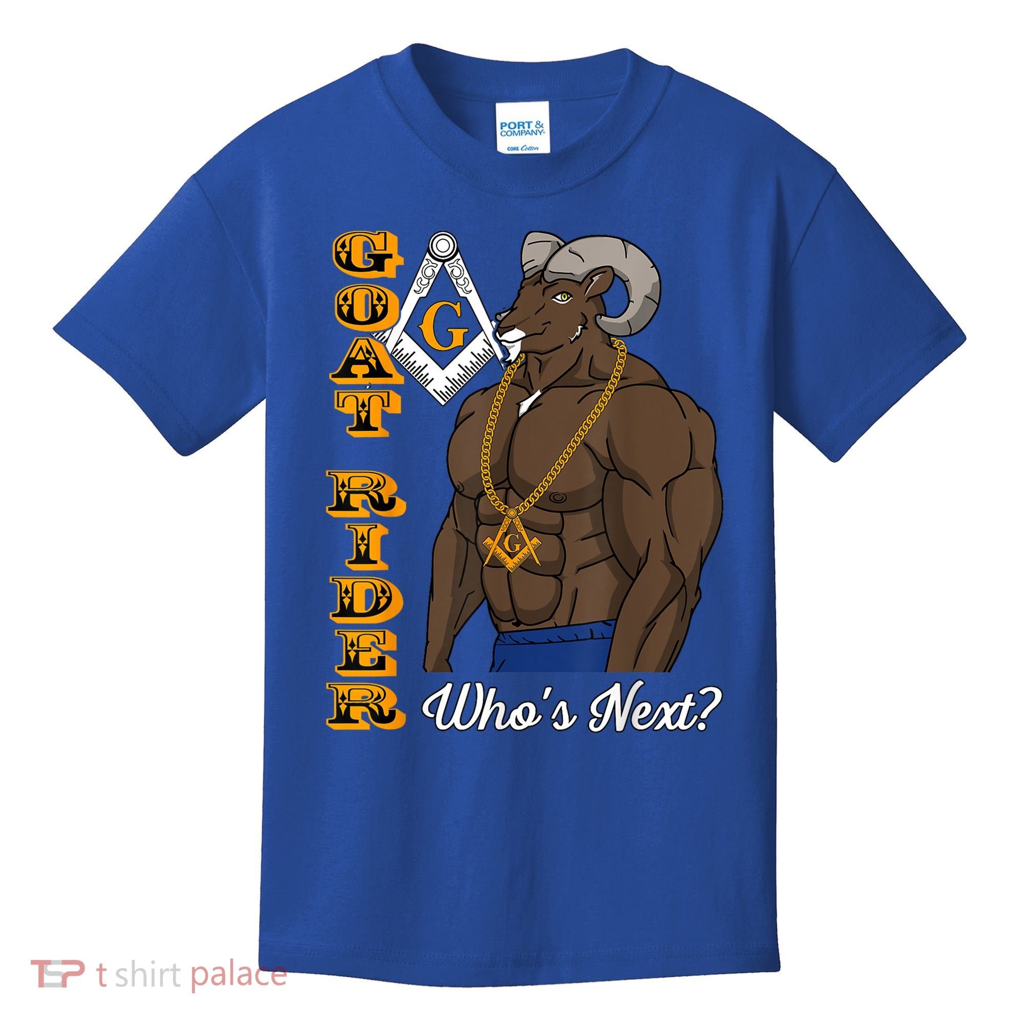Brothers Masons Goat Rider WhoS Next Masonic FatherS Day Kids T-Shirt