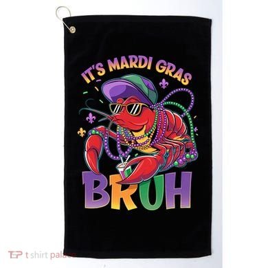 Bruh Mardi Gras Crawfish Mardi Gras Design Golf Towel