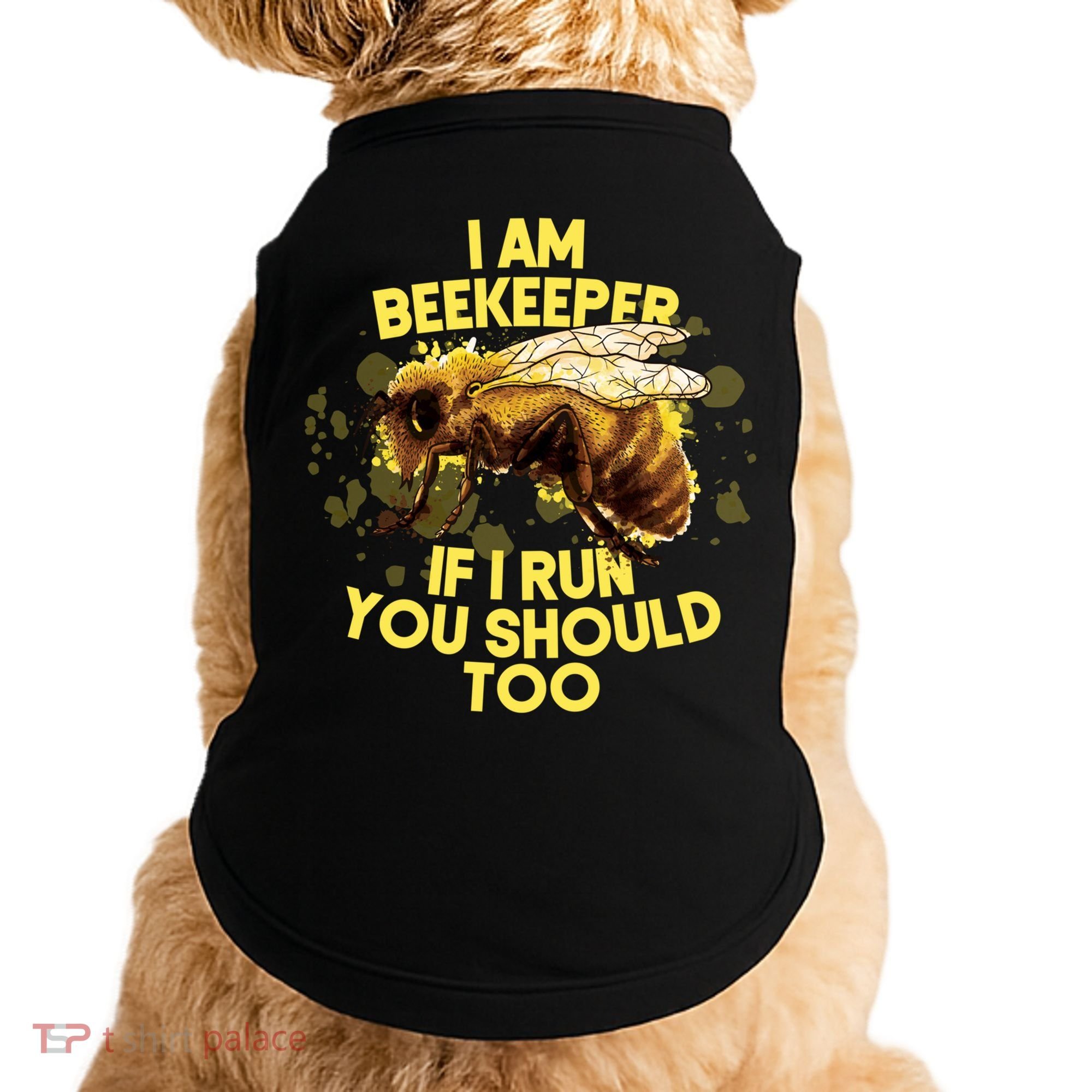 Beekeeper Meaningful Gift Honeycomb Honey Bee Beekeeping Gift Doggie Tank