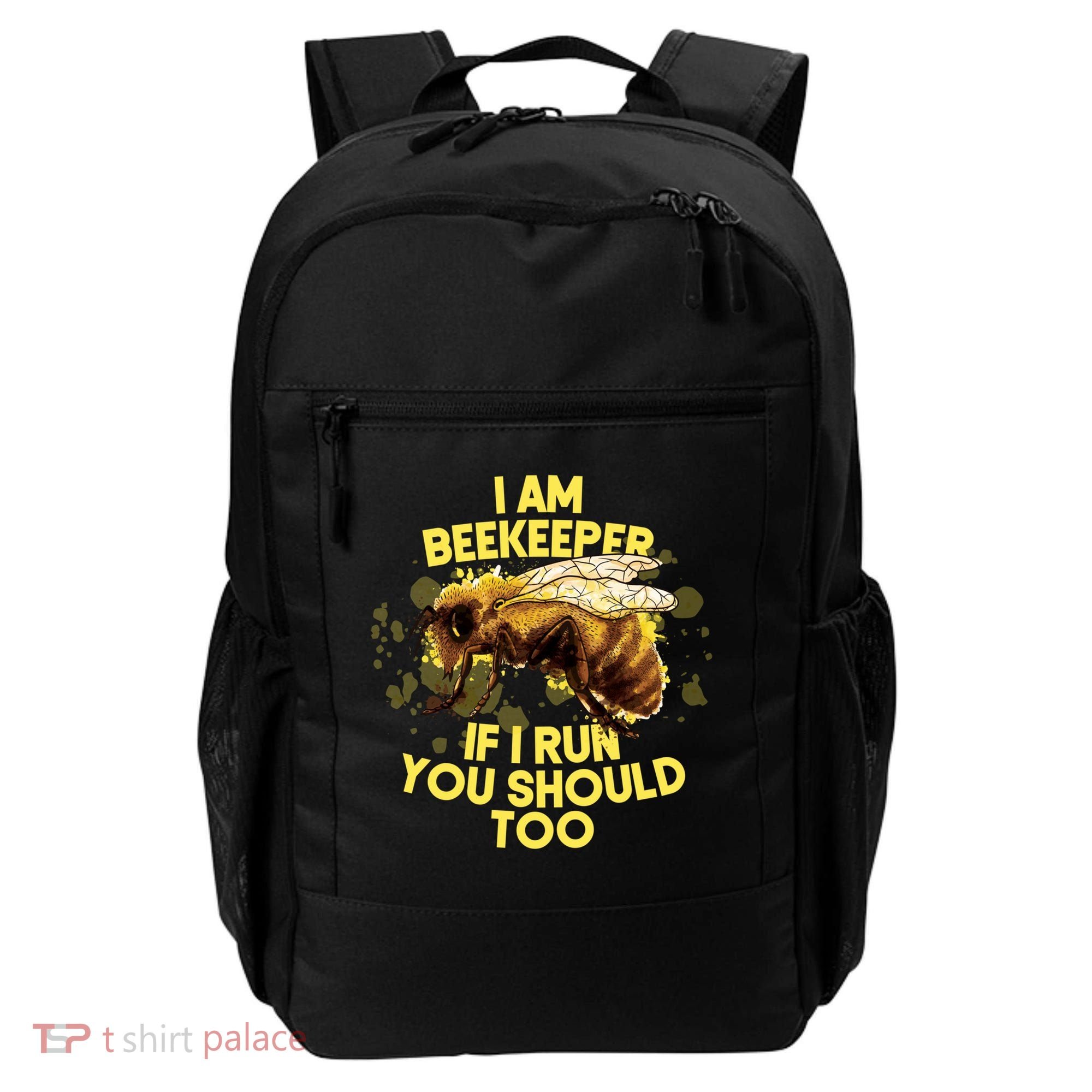 Beekeeper Meaningful Gift Honeycomb Honey Bee Beekeeping Gift Backpack