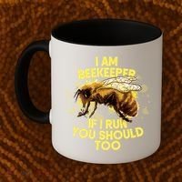 Beekeeper Meaningful Gift Honeycomb Honey Bee Beekeeping Gift Coffee Mug thumb 2